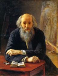 Ярошенко Н.А. Портрет художника Н.Н. Ге. 1890. ГРМ